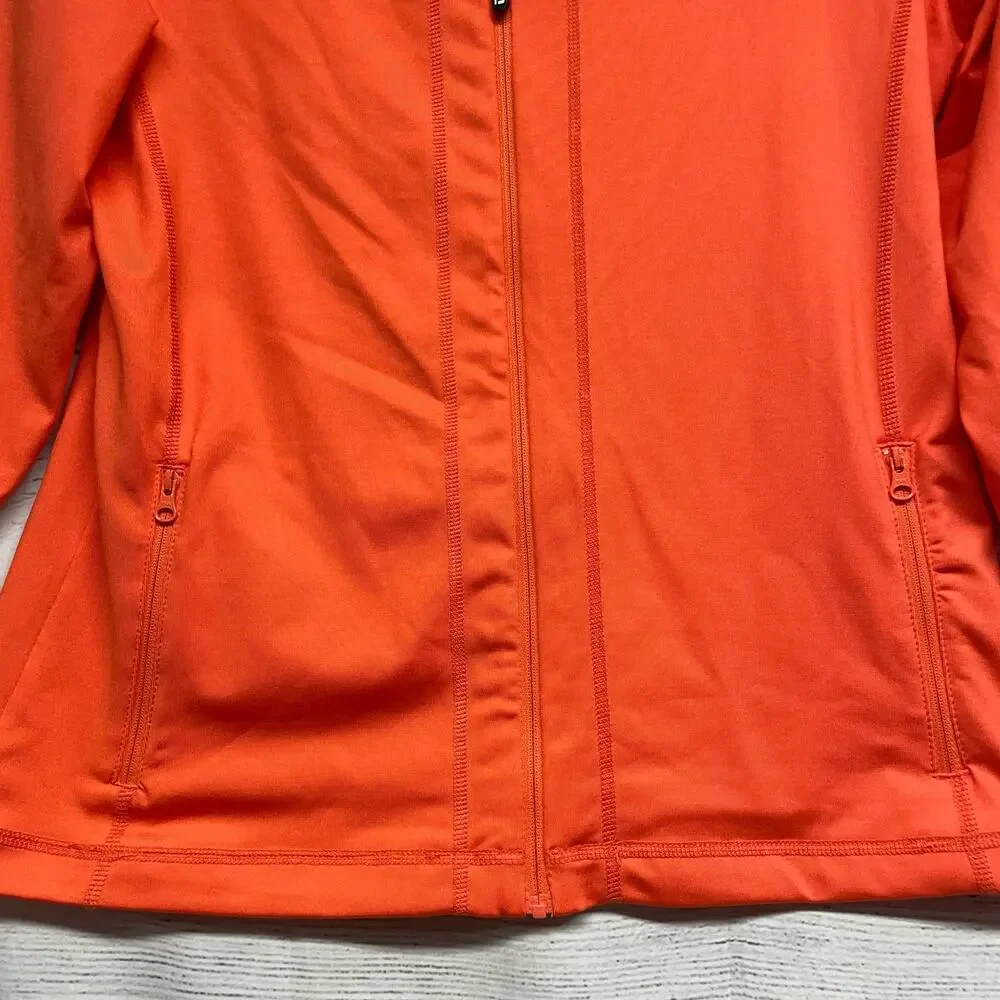 FootJoy FJ Golf Women's Jacket Windbreaker Size S Orange Nylon Activewear
